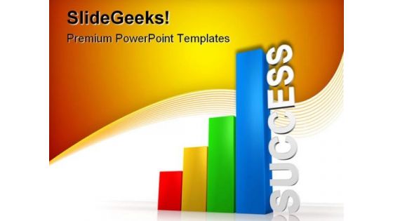 Bar Graphs Success Business PowerPoint Themes And PowerPoint Slides 0411