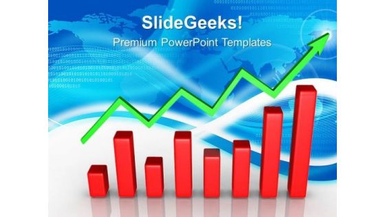 Bar Growth Progress Global PowerPoint Templates And PowerPoint Themes 0712