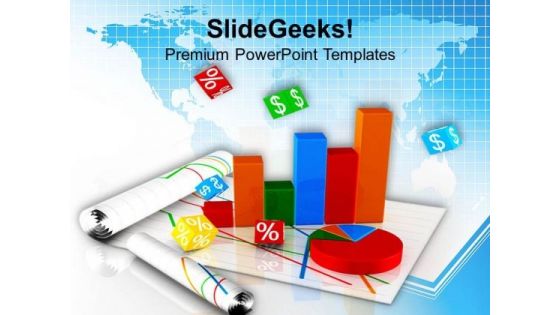 Bar Pie Chart Business Marketing PowerPoint Templates Ppt Backgrounds For Slides 0413