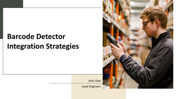 Barcode Detector Integration Strategies PPT Slides AT