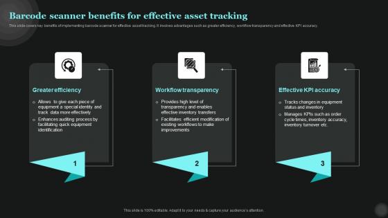 Barcode Scanner Benefits For Effective Asset Tracking Tech Asset Management Professional Pdf