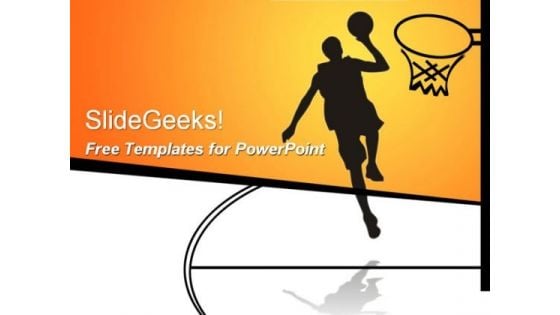 Basketball Sports PowerPoint Template