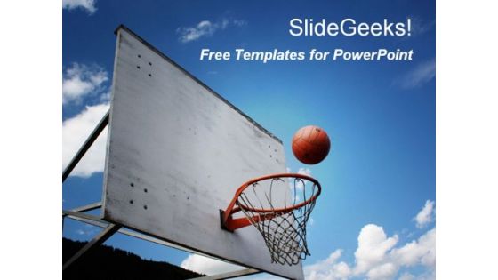 Basketball Game PowerPoint Template