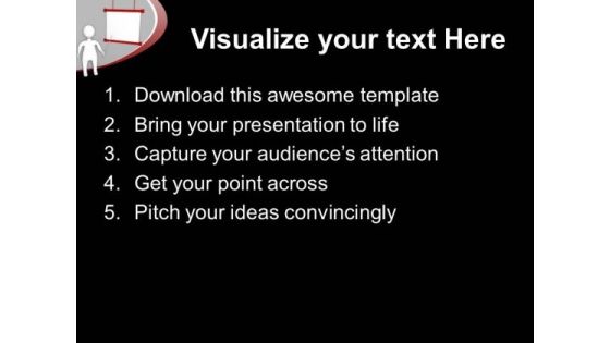 Be A Good Presenter For Success In Business PowerPoint Templates Ppt Backgrounds For Slides 0413