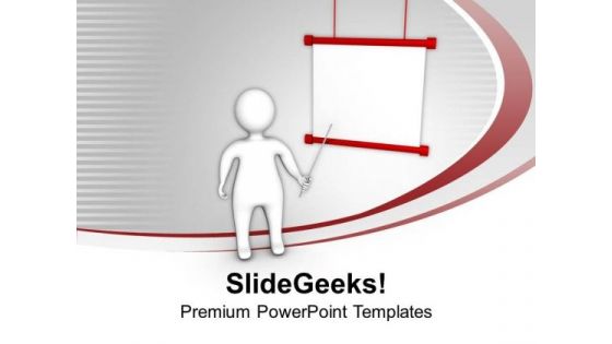 Be A Good Presenter For Success In Business PowerPoint Templates Ppt Backgrounds For Slides 0413