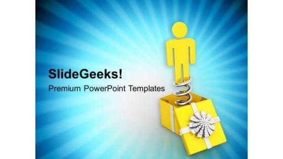 Be A Surprise Package PowerPoint Templates Ppt Backgrounds For Slides 0813