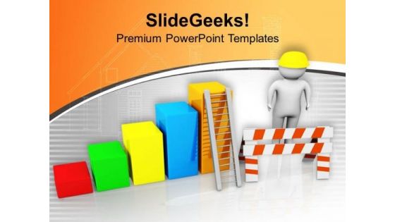 Be Aware On Construction Site PowerPoint Templates Ppt Backgrounds For Slides 0713