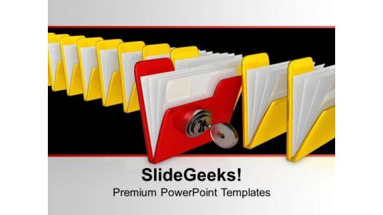 Be Different Concept With Security PowerPoint Templates Ppt Backgrounds For Slides 0113
