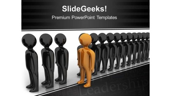 Be Different Leadership PowerPoint Templates And PowerPoint Themes 0512