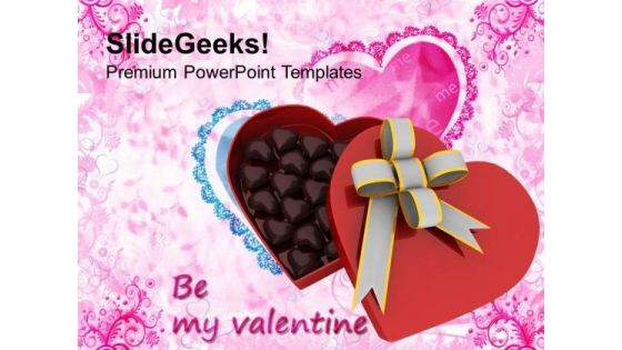 Be My Valentine Gift Celebration PowerPoint Templates Ppt Backgrounds For Slides 0213