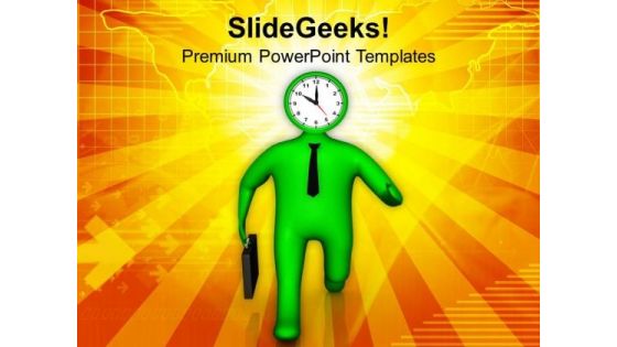Be Punctual For Success Business PowerPoint Templates Ppt Backgrounds For Slides 0513