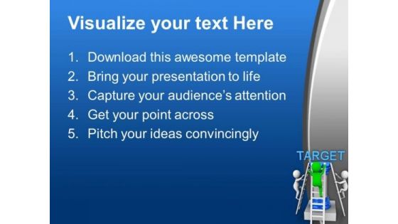 Be Quick To Get The Target PowerPoint Templates Ppt Backgrounds For Slides 0813