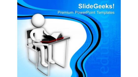 Be Studious And Find Goal PowerPoint Templates Ppt Backgrounds For Slides 0513