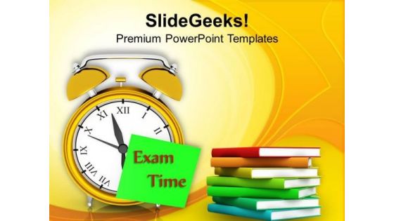 Be Studious In Exam Time PowerPoint Templates Ppt Backgrounds For Slides 0613