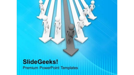 Be The Leader In Business PowerPoint Templates Ppt Backgrounds For Slides 0513