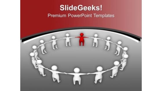 Be The Leader Of Good Team PowerPoint Templates Ppt Backgrounds For Slides 0613