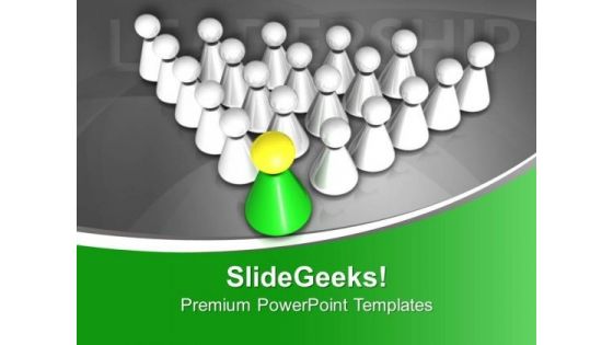 Be The Leader Of Team PowerPoint Templates Ppt Backgrounds For Slides 0513