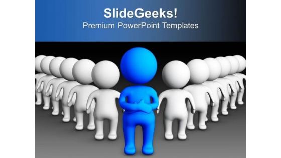 Be The Leader Of Your Team PowerPoint Templates Ppt Backgrounds For Slides 0613