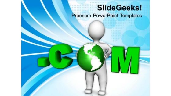 Be The Man Of Technology PowerPoint Templates Ppt Backgrounds For Slides 0513