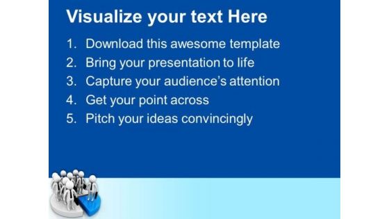 Be The Part Of Majority PowerPoint Templates Ppt Backgrounds For Slides 0413