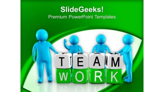 Be The Part Of Office Team PowerPoint Templates Ppt Backgrounds For Slides 0613