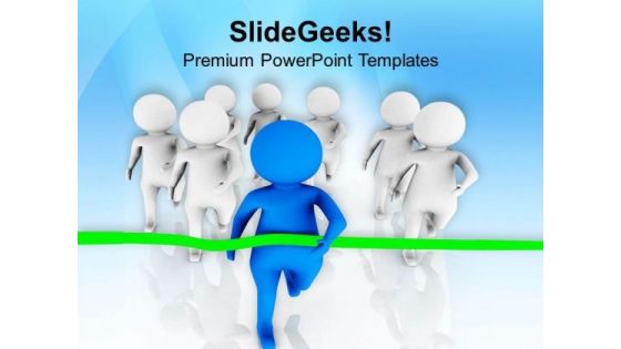 Be The Winner In Business PowerPoint Templates Ppt Backgrounds For Slides 0513