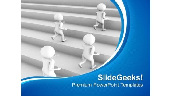 Be The Winner In Business Race PowerPoint Templates Ppt Backgrounds For Slides 0513