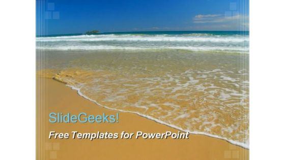 Beautiful Beach PowerPoint Template