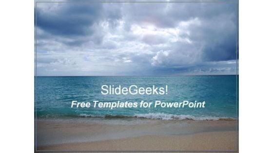 Natural Beach Beauty PowerPoint Template