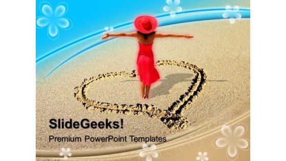 Beach Background Beauty PowerPoint Templates And PowerPoint Themes 0512