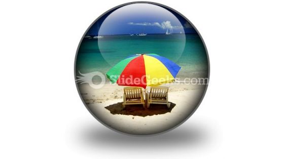 Beach Relax PowerPoint Icon C