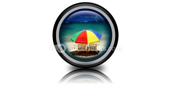 Beach Relax PowerPoint Icon Cc