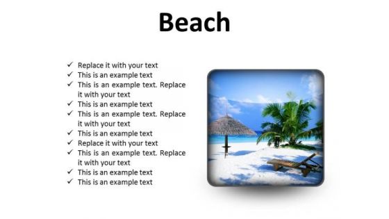 Beach Vacation PowerPoint Presentation Slides S Beach Vacation PowerPoint Presentation Slides S