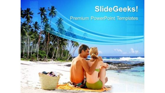 Beach Vacation PowerPoint Templates And PowerPoint Themes 0512