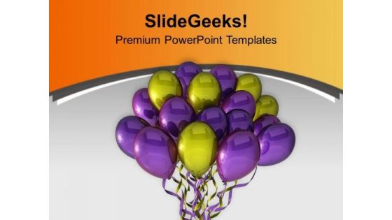 Beautiful Balloons For Celebration Theme PowerPoint Templates Ppt Backgrounds For Slides 0413 Beautiful Balloons For Celebration Theme PowerPoint Templates Ppt Backgrounds For Slides 0413