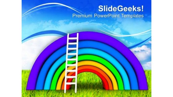 Beautiful Rainbow Colorful Theme PowerPoint Templates Ppt Backgrounds For Slides 0613