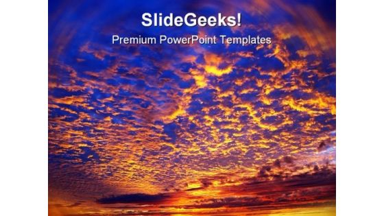 Beautiful Sunset Beach PowerPoint Themes And PowerPoint Slides 0511
