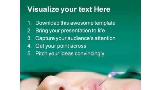 Beauty Bottox Treatment Medical PowerPoint Themes And PowerPoint Slides 0411