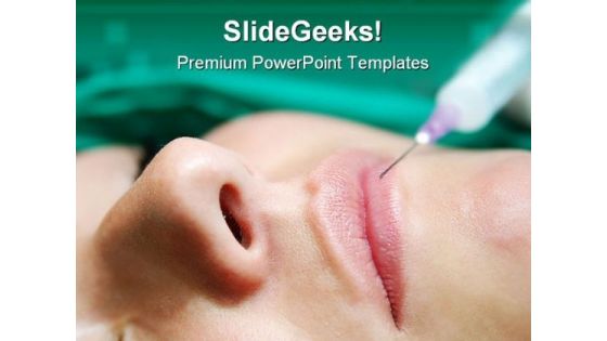 Beauty Bottox Treatment Medical PowerPoint Themes And PowerPoint Slides 0411