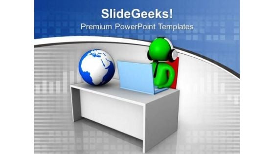 Become A Global Boss PowerPoint Templates Ppt Backgrounds For Slides 0713