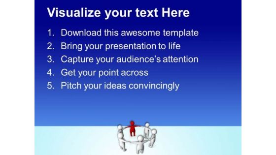 Become A Leader Of Your Group PowerPoint Templates Ppt Backgrounds For Slides 0513