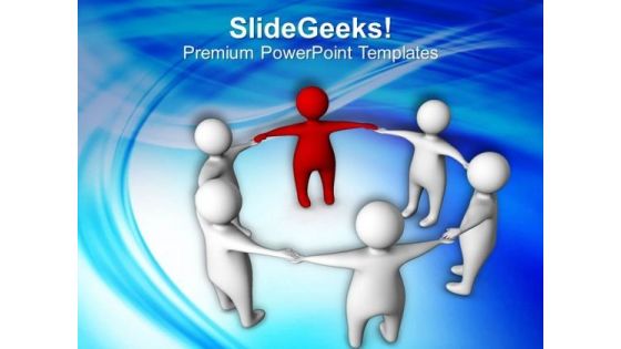 Become A Leader Of Your Group PowerPoint Templates Ppt Backgrounds For Slides 0513 Become A Leader Of Your Group PowerPoint Templates Ppt Backgrounds For Slides 0513
