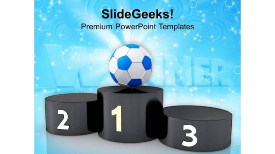 Become The First One In Game PowerPoint Templates Ppt Backgrounds For Slides 0513