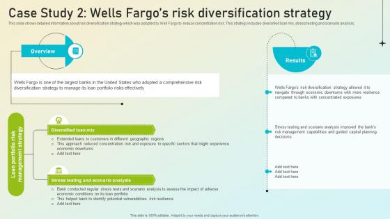 Beginners Guide To Commercial Case Study 2 Wells Fargos Risk Diversification Strategy Fin SS V