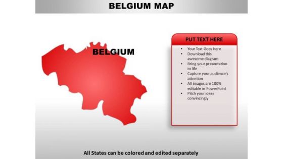 Beligium PowerPoint Maps