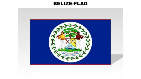 Belize Country PowerPoint Flags