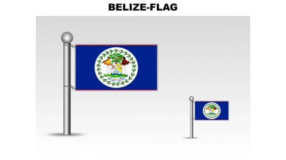 Belize Country PowerPoint Flags