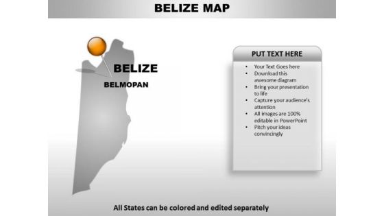 Belize Country PowerPoint Maps