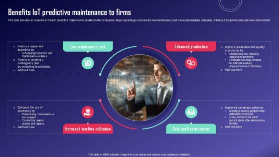 Benefits IoT Predictive Maintenance IoT Fleet Monitoring Ppt PowerPoint IoT SS V
