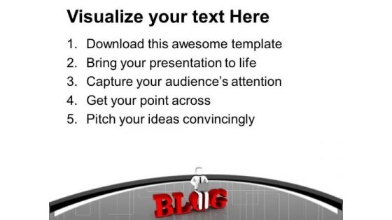 Benefits Of Business Blogging PowerPoint Templates Ppt Backgrounds For Slides 0613